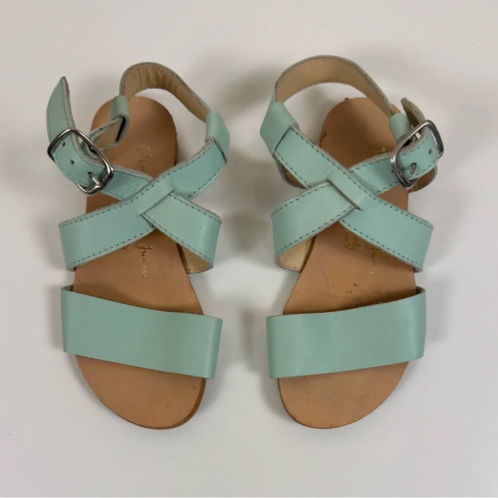 Manuela de Juan Leather Sandals